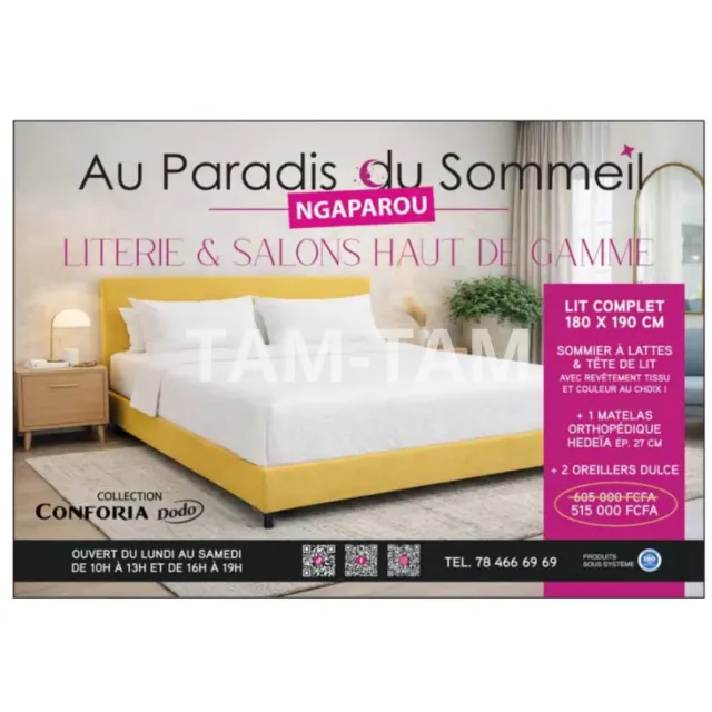 💎 Le Sommet du Confort à Ngaparou : Matelas & Salons Haut de Gamme