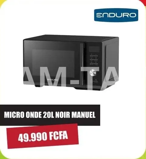 Micro-Onde Enduro 20L - Noir Manuel