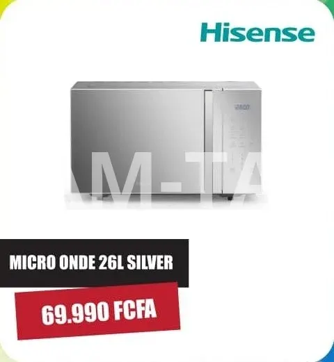 Micro-Onde Hisense 26L - Silver Digital