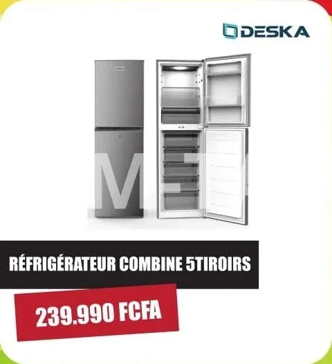 Réfrigérateur Combiné Deska - 5 Tiroirs