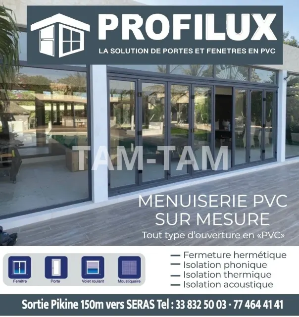 PROFILUX : Menuiserie PVC et Solutions d'Ouvertures sur Mesure ( tout type d'ouverture en PVC )