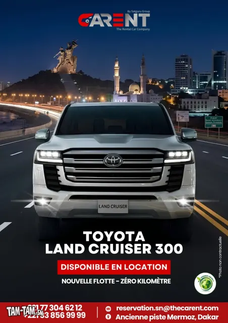 Location Toyota Land Cruiser 300 Neuf (0 Km)