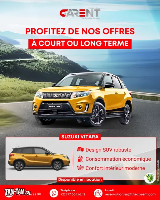 Location Suzuki Vitara - Transfert aéroportuaire