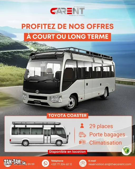 Location Toyota Coaster (29 Places)