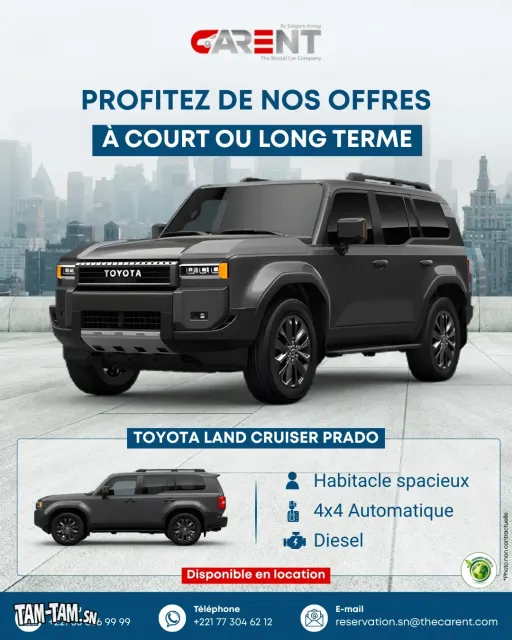 Location Toyota Land Cruiser Prado