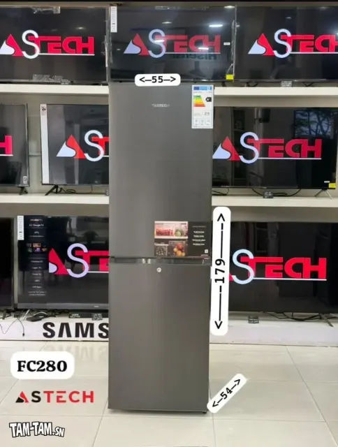 Réfrigérateur combiné Astech