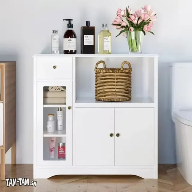 Buffet de rangement blanc arbore