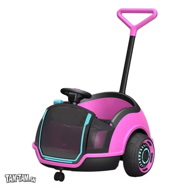 Voiture électrique 3 en 1 rose de type ANPABO