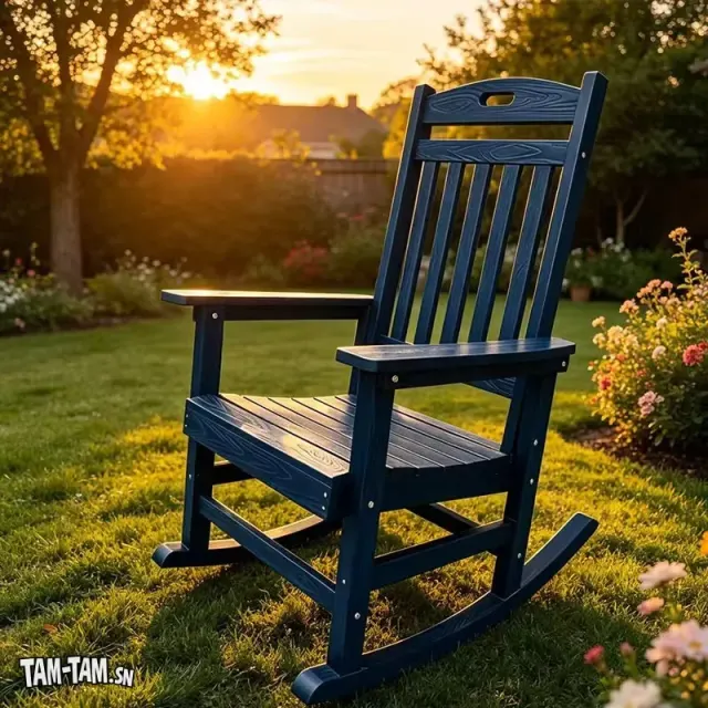 Fauteuil à bascule d'extérieur
