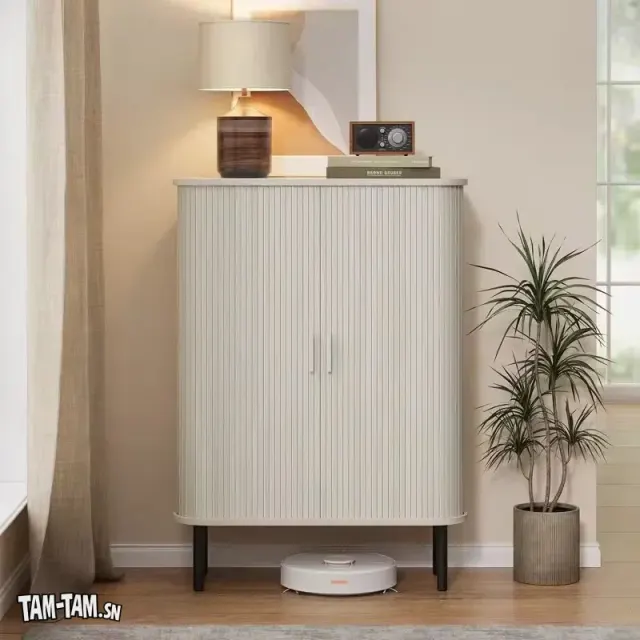 Meuble haut  de rangement grise de style moderne