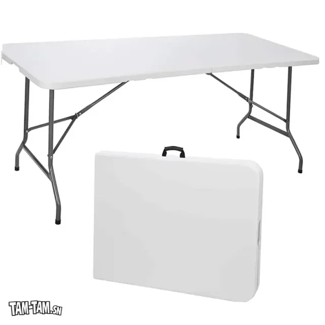 Table pliante rectangulaire portable
