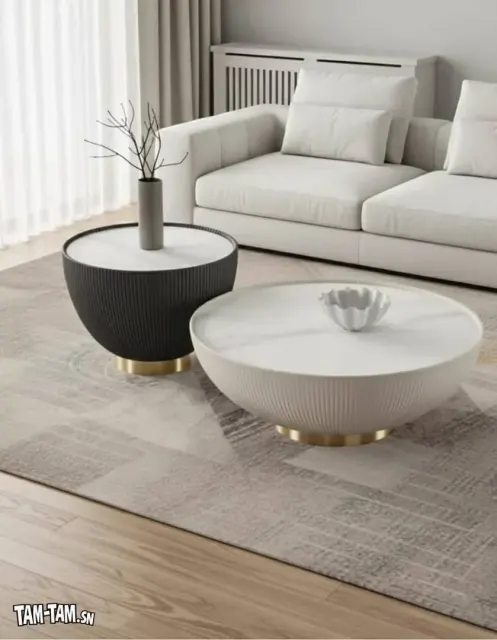 Tables basses ronds de style moderne