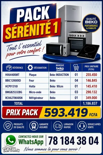 Packs Électroménager Promo