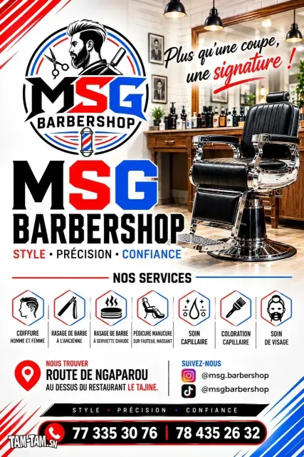 Barbershop à Saly, ngaparou