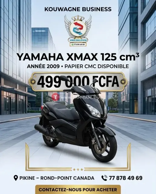 Scooter Yamaha XMAX 125 cm³ à vendre