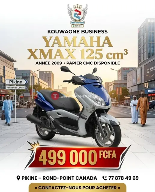 Scooter Yamaha XMAX 125 cm³ à vendre