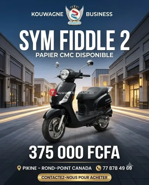 Scooter SYM Fiddle 2 à vendre