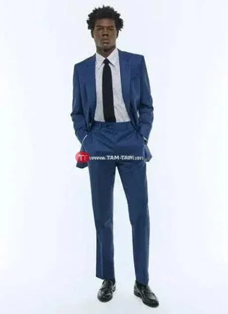 Costume homme MORVEN ajusté 2 pièces classique