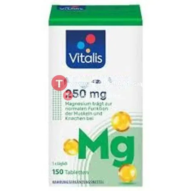 Vitalis Calcium 400 mg + Vitamine D3 150 comprimés