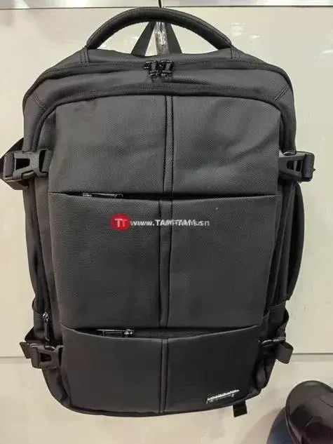 Sac à dos professionnel noir résistant à l'eau