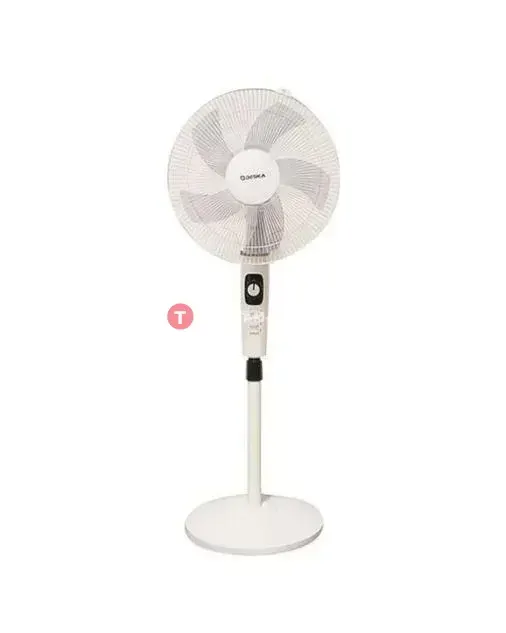Deska ventilateur sur pied blanc oscillant