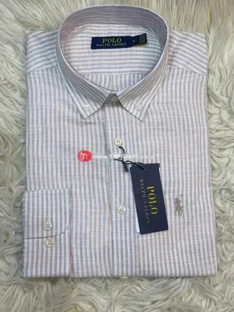 Ralph Lauren chemise blanche rayée
