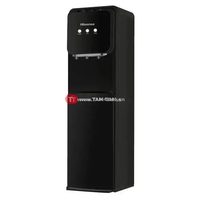 Hisense distributeur eau froide chaude noir cache bouteille