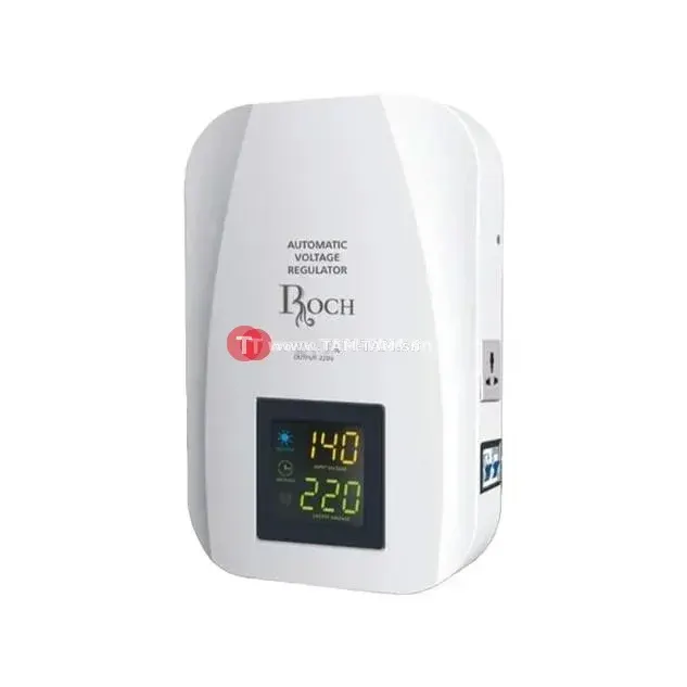 ROCH régulateur tension automatique 3000VA blanc digital
