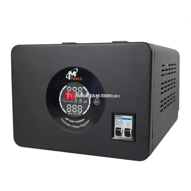 M Power AVR-1000VA/600 régulateur automatique 3000VA noir