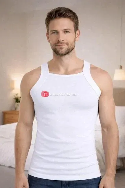 Débardeur coton homme coupe ajustée