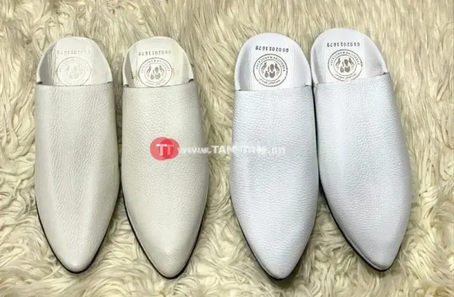 Babouches Royales cuir souple confort