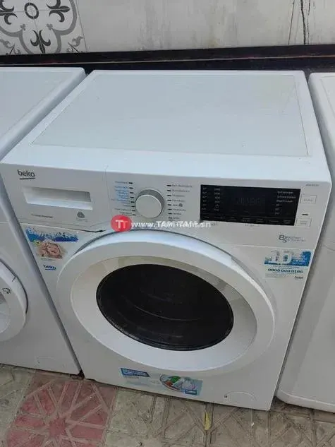 Beko lave-linge séchant 8kg blanc commandes digitales