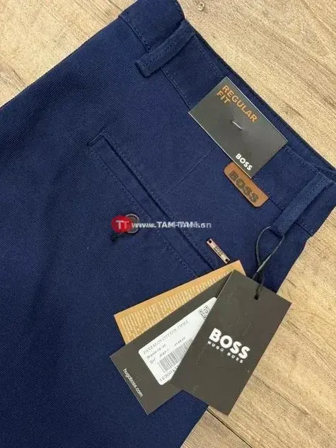 Boss Regular Fit Pantalon Bleu Marine Taille S M L