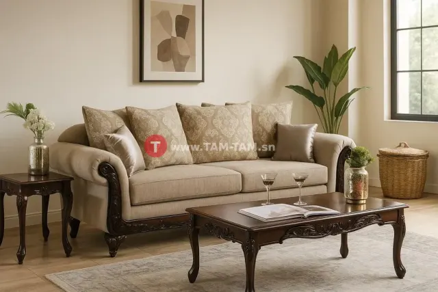 🛋️ Salon élégant et raffiné à vendre