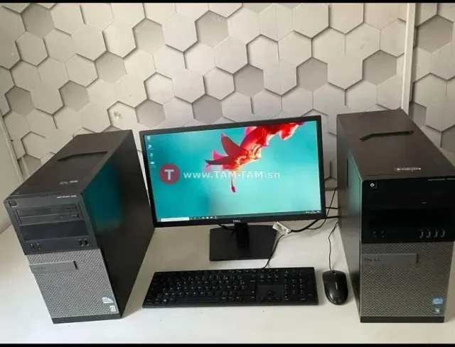 Ensemble ordinateur du bureau