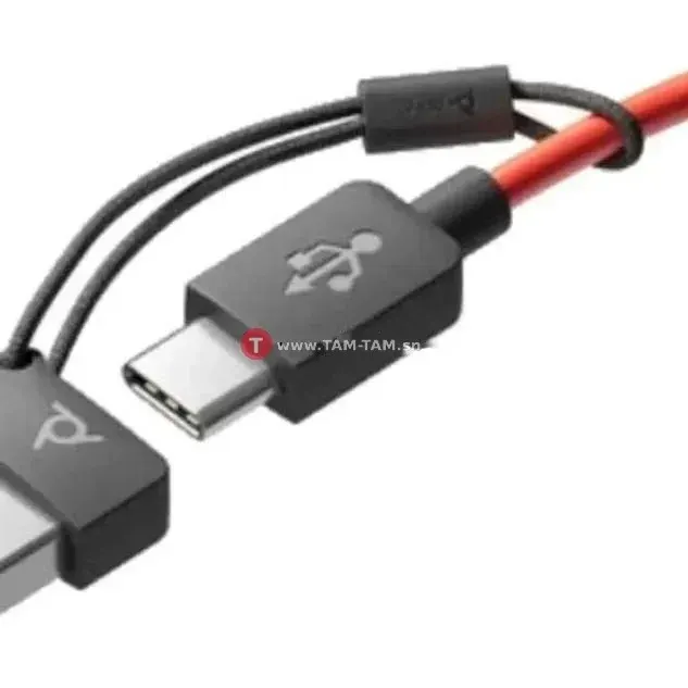 Casque USB mono micro flexible volume intégré