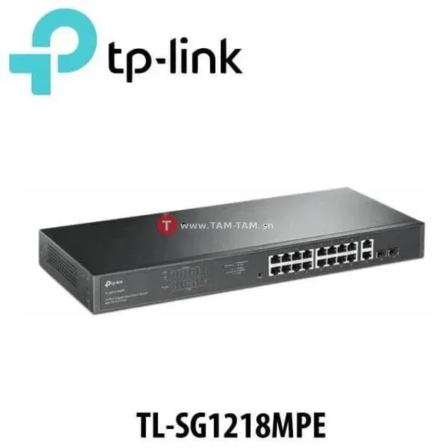 TP-Link TL-SG1218MPE switch 16 ports Gigabit PoE+ 250W