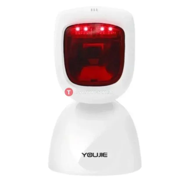 YOUJIE scanner codes-barres portable blanc rouge rapide