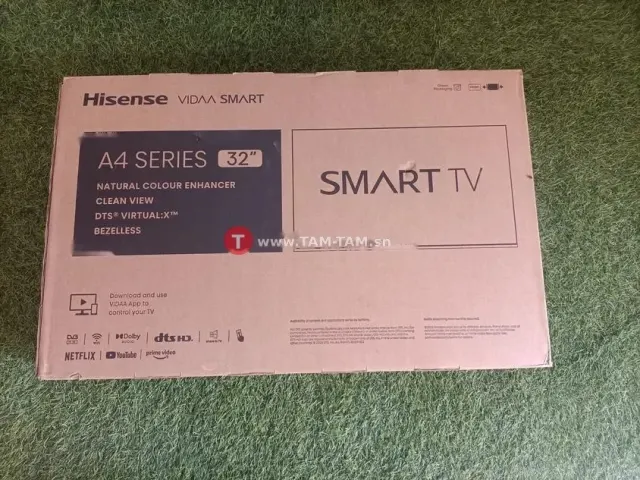 smart hisense 32" full options