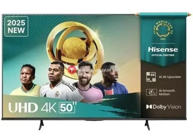 smart hisense 50" uhd 4k full options