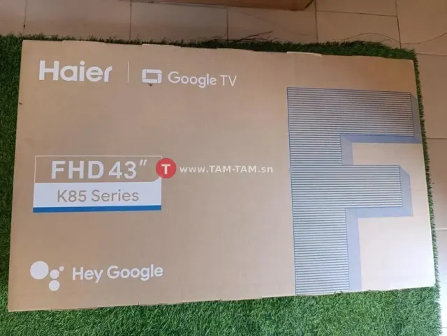 smart google tv haier 43" full hd