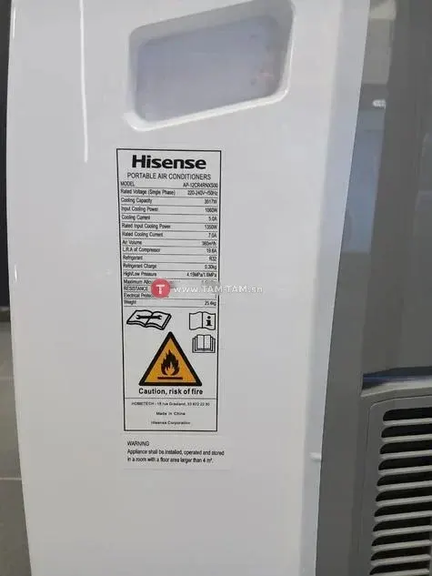 climatiseur mobile hisense 12000btu