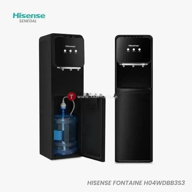 fontaine hisense 3sorties cache bouteille