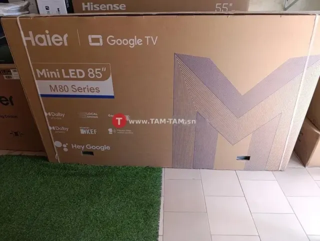 smart haier mini led 85" full options