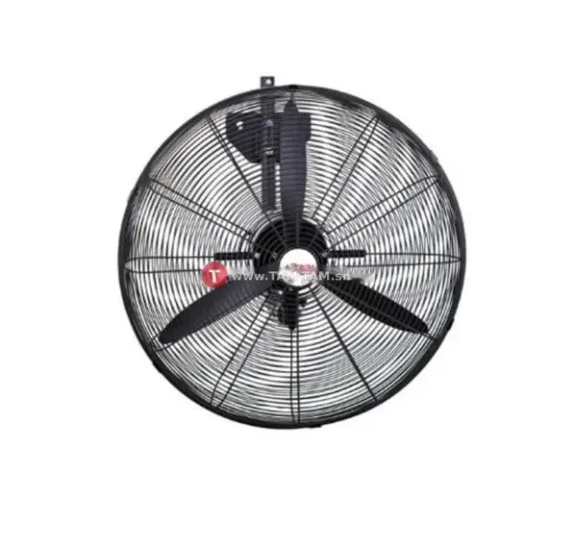 Astech ventilateur mural noir 3 hélices