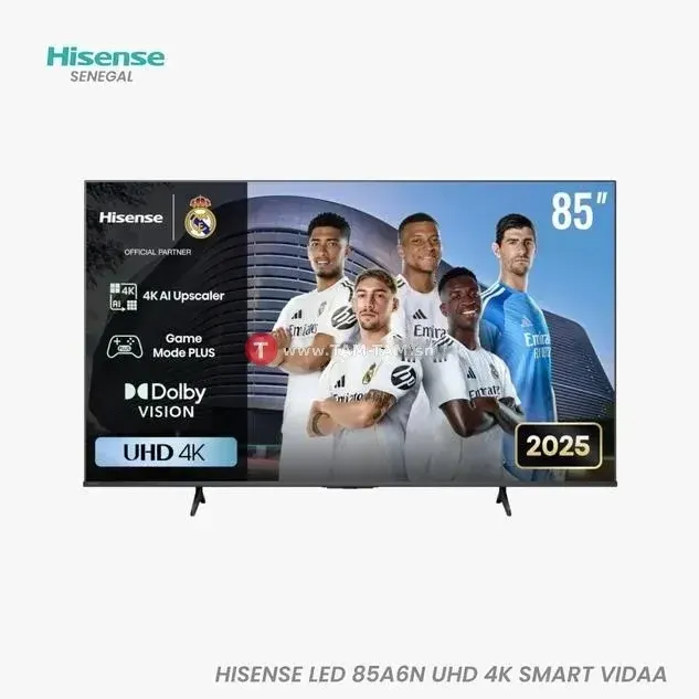 smart hisense 85" uhd 4k full options