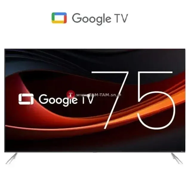 TELEVISEUR ASTECH 75" SMART QLED GOOGLE TV