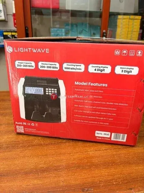 compteur détecteur faux billets Lightwave LW-CCM-501