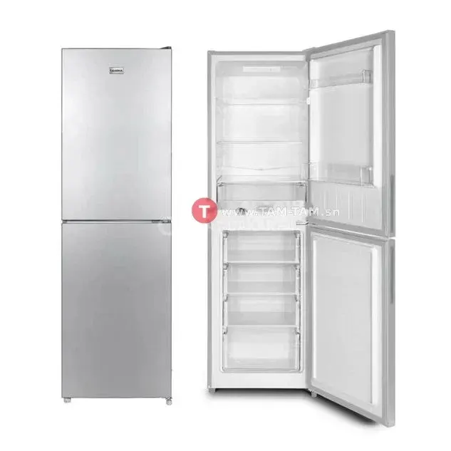 REFRIGERATEUR DESKA 253l COMBINE 4TIROIRS GRIS BF309DK