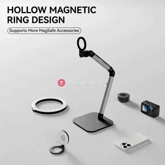 Support TELESIN Magnétique pour Téléphone Tablette
